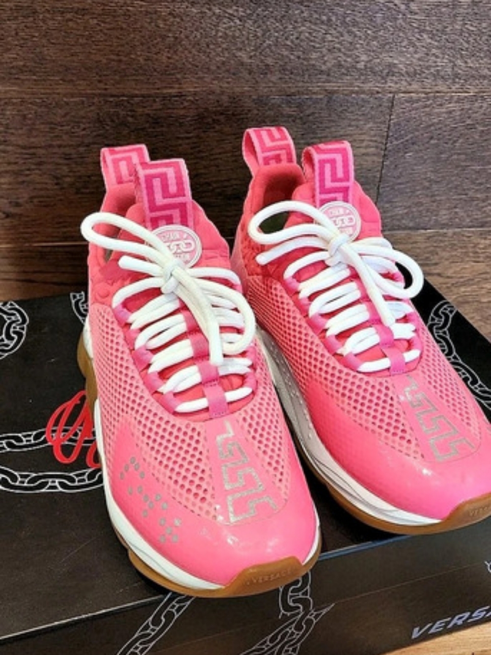 Versace Chain Reaction Sneakers Pink Sneakers EU 37.5
